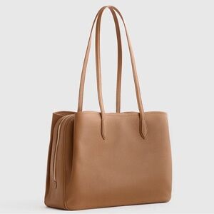 Quince Italian Leather Triple Compartment Work
Tote